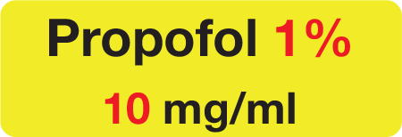 Propofol 1% (10mg/ml)